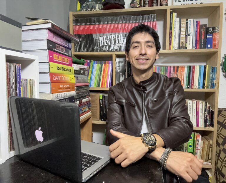 Axel Velázquez, fundador y director de Hi Rock!